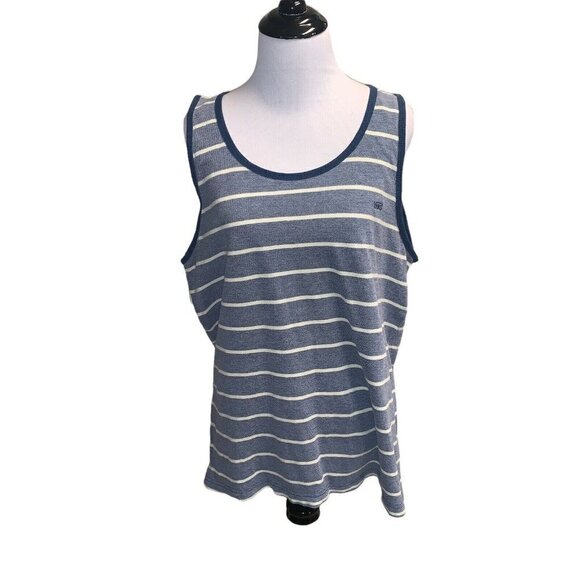 VANS Off the Wall Women's M Medium Tank Top Striped 100% Cotton - Picture 1 of 5